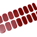 16 Tips Half-Cured Gel Nail Stickers Pure Colours UV/LED Lamp Gel Polish Long-Lasting Full-Coverage Gel Decorations 8