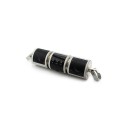 Bluetooth-högtalare för motorcykel med en effekt på 6 W Montering på styret Två högtalare och kontrollpanel Aluminium Mått 26 x 8,2 x 7,8 cm 2
