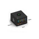 160W pöytälatausasema 116 x 126 x 46 cm 5-porttinen USB PD 65W QC3.0 15W langattomalla latauksella LED-näytöllä kannettaville tietokoneille 3