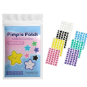 1680 pcs Bandes adhésives colorées en forme d'étoile pour l'acné Hydrokolloïdales Invisibles Hypoallergéniques Imperméables Soin 6–10 h 2