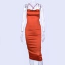 Vestido sexy de mujer con encaje. 5