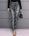 Pantalons skinny pour femmes avec nœud 1