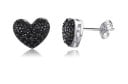 Orecchini da donna in argento a forma di cuore 5
