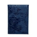 Resefodral för pass och dokument i PU-läder Glänsande relieffmönster av rosor över hela ytan Mått 14,2 x 9,8 cm För semester och affärsresor 8