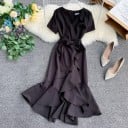 Vestido de mujer con cinturón A2811 2
