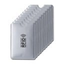 Skyddsfodral för kort och dokument mot RFID-skanning Metallfodral med utskärning för enkel utdragning av kortet För resor 6,2 x 9,2 5