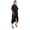 Vestido de gasa con cuello para mujer 5
