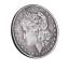 19. századi egy dolláros 3,8 cm-es amerikai emlékérme, 1878, 1879, Amerikai Egyesült Államok, ezüstözött fémérme 4
