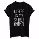 Dam T-shirt för kaffeälskare J1792 2