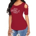 Dam T-shirt för vegetarianer 8