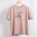Dam T-shirt med blixt 3