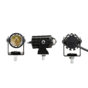 2 buc. Lampă LED auxiliară pentru motocicletă, 60W, 3000 lm, lumină albă și galbenă, IP67, impermeabilă, 9-36 V, pentru motociclete, pe șosea și off-road 2