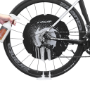 2 bucăți de protecții pentru discurile de frână ale bicicletei 38 × 38 cm PVC 0,6 mm barieră împotriva uleiului în timpul curățării pentru biciclete de dimensiune 29 2