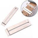 2 bucăți Plăci de protecție metalice pentru praștii de chitară Un instrument pentru întreținerea fretboard-ului Lustruire și șlefuire a praștilor 2