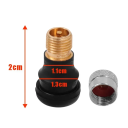 2 bucăți ventil de gaz fără cameră 2 x 1,3 cm pentru trotineta electrică Ninebot Max G30 G30D Xiaomi M365 Pro Pro 2 1S piesă de schimb 2
