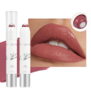2 en 1 barra de labios mate waterproof y bálsamo hidratante 3 g Maquillaje de larga duración Resistente a las manchas Nutrición y cuidado de los labios 5