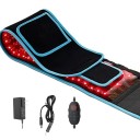 2-i-1 LED-ljusterapiremsa 130x18 cm Rött och infrarött ljus 850nm 660nm 105 lysdioder Justerbar intensitet Timer USB-kontroll 4