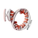 2-i-1 massageværktøj til talje, mave og ben 25 × 28 × 6,5 cm Massagerulle med klips Meridianstimulering Anti-cellulite 1