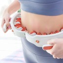2-i-1 massageværktøj til talje, mave og ben 25 × 28 × 6,5 cm Massagerulle med klips Meridianstimulering Anti-cellulite 3