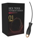2-i-1 silikone dilatator og vibrator til mænd med tynd, fleksibel krop og vibrerende enhed, til dyb stimulation, Diskret emballage 1