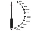 2-i-1 silikonedilator med vibrator, størrelse M, hævet overflade med fremspring, 10 vibrationstilstande, USB-opladning, til dyb stimulation, Diskret 2