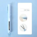 2-in-1 Ceramic Cutting Knife with Scissors Multifunctional Paper Cutter Morandi Colour School Paper Knife DIY Crafting 14 cm 2