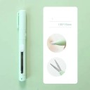 2-in-1 Ceramic Cutting Knife with Scissors Multifunctional Paper Cutter Morandi Colour School Paper Knife DIY Crafting 14 cm 5