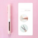 2-in-1 Ceramic Cutting Knife with Scissors Multifunctional Paper Cutter Morandi Colour School Paper Knife DIY Crafting 14 cm 3