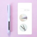 2-in-1 Ceramic Cutting Knife with Scissors Multifunctional Paper Cutter Morandi Colour School Paper Knife DIY Crafting 14 cm 6