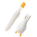 2 in 1 Cute Duck-Shaped Cleaning Clip 13.5 cm Double Head with Dustpan and Grout Scraper Drain and Hair Cleaning Tool 2