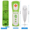 2-in-1 draadloze controller met Motion Plus-bewegingssensor voor Wii en Wii U met uitbreidingsjoystickcontroller 2