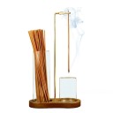 2 in 1 Incense Holder with Glass Ash Catcher Incense Organiser Meditation Yoga 6