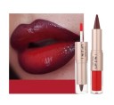 2-in-1 Matte Lippenstift 3,5 g en plumping lipgloss 2,5 g Transparante niet-plakkerige gloss Volume-effect Twee stappen lipmake-up 9