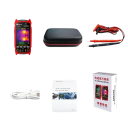 2-in-1 Thermal Camera and Digital Multimeter 25 Hz 240x240 Pixels Range -20 to 550°C Accuracy ±2°C 2.8" Display USB-C Connection 18650 Battery 4