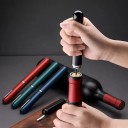 2-in-1-Weinkorkenzieher mit integriertem Kapselschneider Eleganter Öffner mit Nadel zum einfachen Entfernen des Korkens Sichere und praktische Anwendung 6