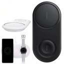 2 in 1 Wireless Charger for Phone and Samsung Watch Smartwatch Dual Charging Pad Powered via USB-C Cable Included 3