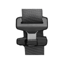 2 ks držák bezpečnostního pásu do auta klip pro fixaci pásu 7,5 × 2 × 1,5 cm ABS černý stabilizátor s otvorem 2,6 cm interiér 2