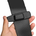 2 ks držák bezpečnostního pásu do auta klip pro fixaci pásu 7,5 × 2 × 1,5 cm ABS černý stabilizátor s otvorem 2,6 cm interiér 5