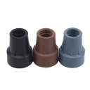 2 ks gumové koncovky na turistické hole 1,9 cm Odolné náhradní botky pro nordic walking hole Protiskluzové nástavce 5 x 3,8 cm 1