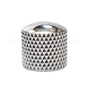 2 ks Kovové knoflíky 6 mm pro ovládání hlasitosti Kopulovitý tvar Náhradní ovladače pro elektrickou kytaru a baskytaru Lesklý povrch 5