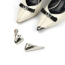 2 ks kovové špičky na lodičky ostrý hrot ochranné kryty špičky bot kovový doplněk pro ochranu a úpravu obuvi 2