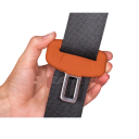 2 ks kryt spony bezpečnostního pásu gumový chránič proti poškrábání univerzální ochranný kryt autosedačky interiér auta 2