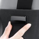 2 ks magnetické přísavky na bezpečnostní pás do auta nastavitelné klipy cca 1 × 5,5 × 3 cm stabilizátor držák autopásu interiér 4