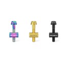 2 ks upevňovací šrouby pro sedlo jízdního kola 30 mm titanová slitina odolné spojovací šrouby pro cyklistiku 1