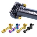 2 ks upevňovací šrouby pro sedlo jízdního kola 40 mm titanová slitina odolné spojovací šrouby pro montáž sedla kola 2