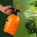 2 L Pressure Sprayer with Pump Plastic Garden Sprayer Orange Hand Sprayer Garden Mister Plant Moistening 2