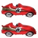 2 pcs Ballons en aluminium Voiture de sport 100 x 45 x 20 cm Grands ballons en forme de voiture de course Décoration pour fête d'anniversaire 1