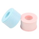 2 pcs bande adhésive en silicone non tissée pour les yeux 1,25 x 4,5 x 3 cm 3,6 m Tapis de protection respirant pour les cils Peau sensible 1