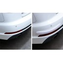 2 pcs Bandes de protection pour pare-chocs 40 x 5,2 cm Bandes d'angle auto-adhésives contre les rayures et les chocs Accessoires automobiles étanches et durables Installation facile 2