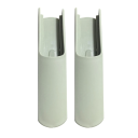 2 pcs coussinets en plastique antidérapants de sécurité pour les pieds des chaises hautes pour enfants Base stable anti-glisse Repas 7